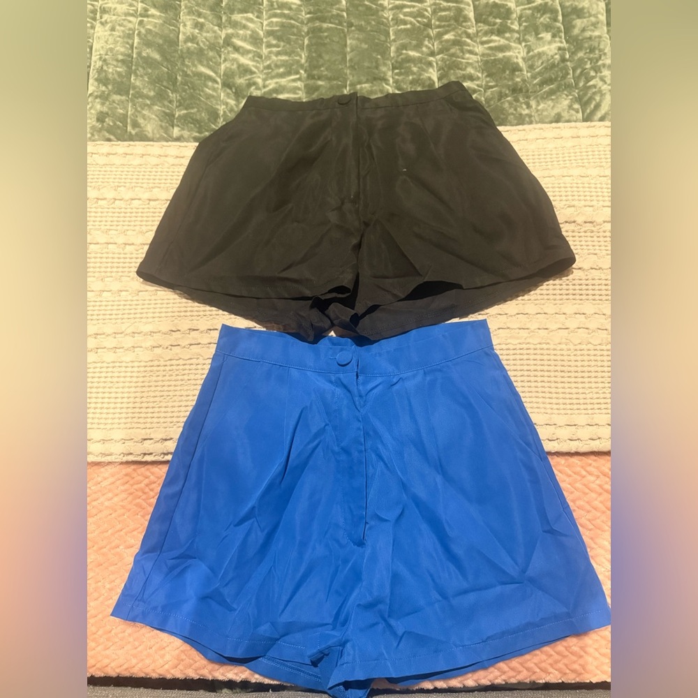 High Waisted Shorts Bundle XS Black Blue Dressy Shorts